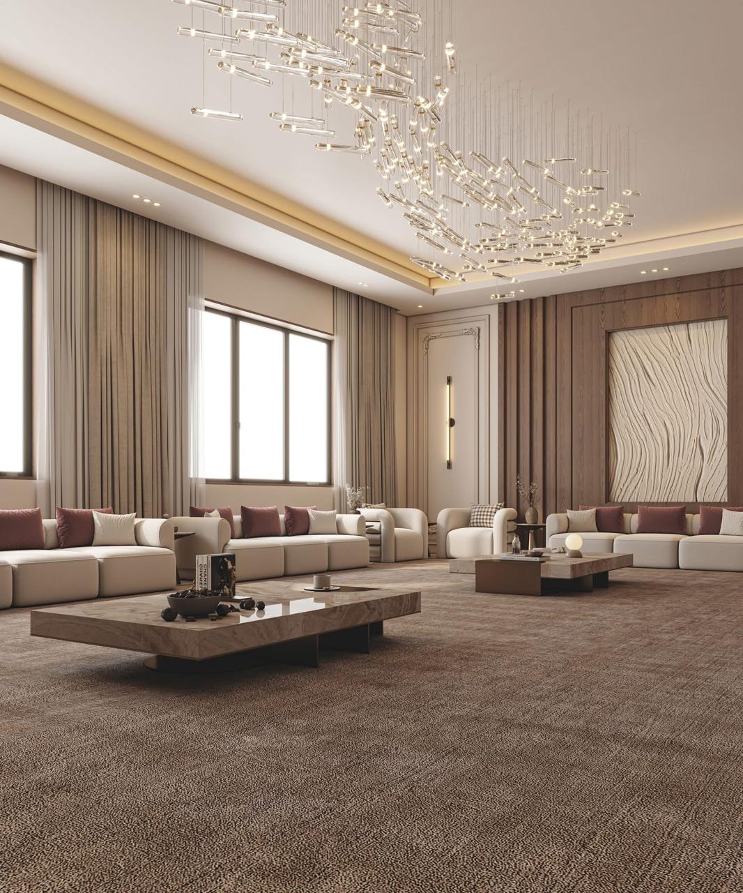 تصميم فيلا بطراز نيو كلاسيك — تفاصيل ذهبية ورخام — تصميم رقم 16